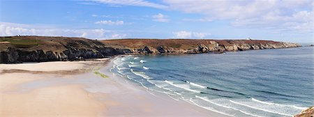 simsearch:841-07204601,k - View from Pointe du Van over the Baie des Trepasses to the Pointe du Raz, Peninsula Sizun, Finistere, Brittany, France, Europe Stock Photo - Rights-Managed, Code: 841-07204583