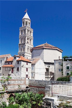 simsearch:841-07204677,k - St. Dominus (Sveti Duje) Cathedral, Diocletian's Palace, UNESCO World Heritage Site, Split, Dalmatia, Croatia, Europe Stock Photo - Rights-Managed, Code: 841-07204677