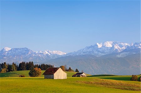 simsearch:6119-07451735,k - Hut and snow-capped Alps, Allgau, near Fussen, Bavaria, Germany, Europe Stock Photo - Rights-Managed, Code: 841-07204752