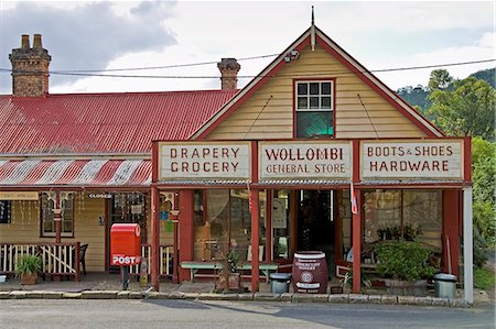 Wollombi General Store, Wollombi Hunter Valley, Australia Stock Photo - Rights-Managed, Code: 841-07204895