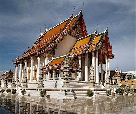 simsearch:841-07523329,k - Wat Suthat dating from the first half of the 19th century, Bangkok, Thailand, Southeast Asia, Asia Foto de stock - Con derechos protegidos, Código: 841-07205104