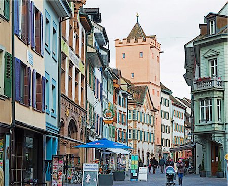 simsearch:841-06804846,k - Medieval Old Town, Rheinfelden, Switzerland, Europe Stock Photo - Rights-Managed, Code: 841-07205322