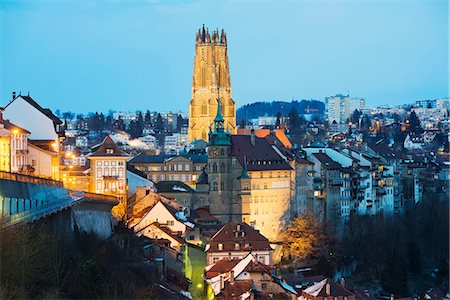 simsearch:841-07084298,k - The 13th century Gothic church, St. Nicolas Cathedral, Fribourg, Switzerland, Europe Stock Photo - Rights-Managed, Code: 841-07205340