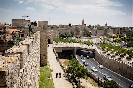 simsearch:841-07084015,k - The Old City walls, UNESCO World Heritage Site, Jerusalem, Israel, Middle East Stock Photo - Rights-Managed, Code: 841-07205388