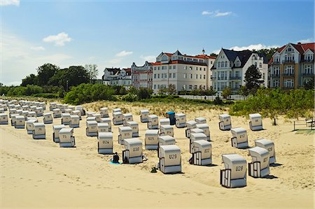 simsearch:841-07083487,k - Beach chairs, Bansin, Usedom, Mecklenburg-Vorpommern, Germany, Baltic Sea, Europe Stock Photo - Rights-Managed, Code: 841-07205445