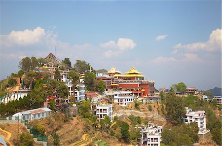 simsearch:841-06503106,k - Thrangu Tashi Yangtse Monastery inside Namobuddha complex, Dhulikhel, Kathmandu Valley, Nepal, Asia Stock Photo - Rights-Managed, Code: 841-07205798