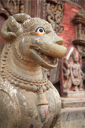 simsearch:841-06503106,k - Statue at Changu Narayan Temple, Bhaktapur, UNESCO World Heritage Site, Kathmandu Valley, Nepal, Asia Stock Photo - Rights-Managed, Code: 841-07205793