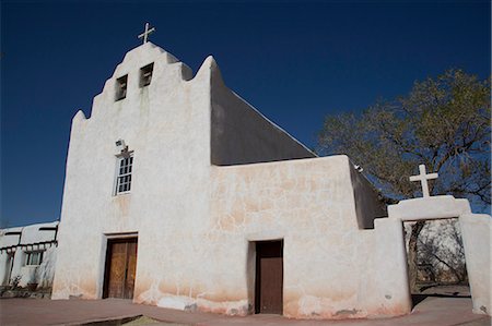 simsearch:841-03517157,k - San Jose de la Laguna Mission and Convento, constructed between 1699 and 1701, Laguna Pueblo, New Mexico, United States of America, North America Stock Photo - Rights-Managed, Code: 841-07205839
