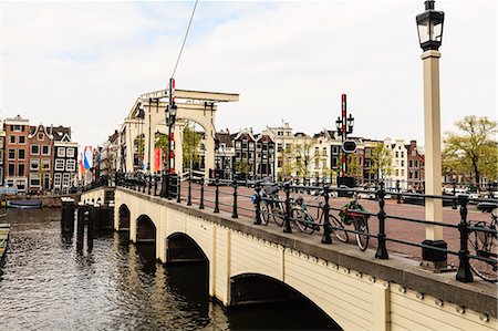 Magere Brug (the Skinny Bridge), Amsterdam, Netherlands, Europe Stock Photo - Rights-Managed, Code: 841-07205961