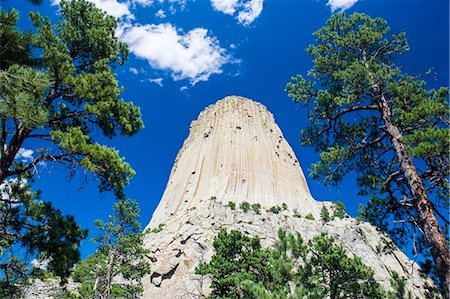 Devils Tower National Monument, Wyoming, United States of America, North America Stock Photo - Rights-Managed, Code: 841-07205980