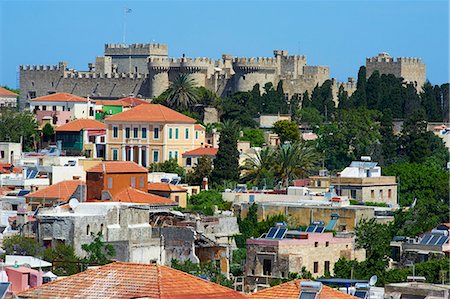 simsearch:841-07589927,k - Fortress and the Palace of the Grand Masters, UNESCO World Heritage Site, Rhodes City, Rhodes, Dodecanese, Greek Islands, Greece, Europe Stock Photo - Rights-Managed, Code: 841-07206308