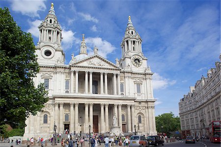 st paul's - View of St. Paul's Cathedral, London, England, United Kingdom, Europe Stock Photo - Rights-Managed, Code: 841-07206360