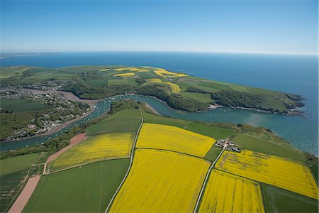 Newton Ferries showing Newton Creeks. Devon. UK Stock Photo - Rights-Managed, Code: 841-07206605