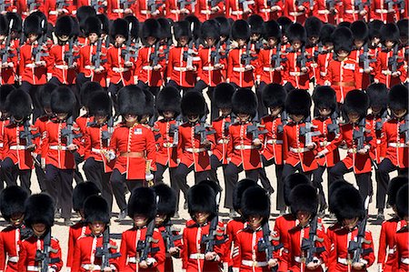 Military Parade parade soldiers with SLR rifles London, United Kingdom. Stock Photo - Rights-Managed, Code: 841-07201979
