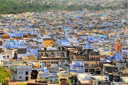 The blue buildings of Bundi, Rajasthan, India, Asia Stock Photo - Rights-Managed, Code: 841-07202333