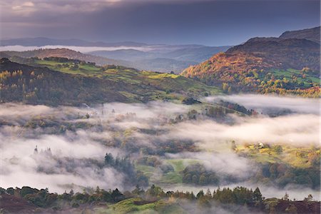 simsearch:841-07590500,k - Mist covered fells in autumn, Lake District National Park, Cumbria, England, United Kingdom, Europe Stock Photo - Rights-Managed, Code: 841-07355140
