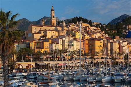 provence france - View over old town and port, Menton, Provence-Alpes-Cote d'Azur, French Riviera, Provence, France, Mediterranean, Europe Stock Photo - Rights-Managed, Code: 841-07355276