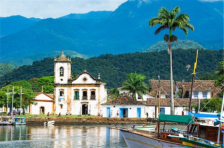 Santa Rita Church, Paraty, Rio de Janeiro state, Brazil, South America Stock Photo - Rights-Managed, Code: 841-07457121