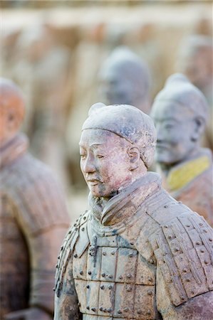 simsearch:841-07457235,k - Infantry men figures in Pit 1 at Qin Museum, exhibition halls of Terracotta Warriors, Xian, China Stock Photo - Rights-Managed, Code: 841-07457187