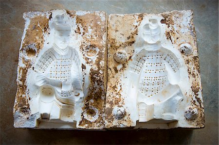 simsearch:841-07457235,k - Mould used to make Terracotta Warriors souvenirs in factory, Xian, China Stock Photo - Rights-Managed, Code: 841-07457193