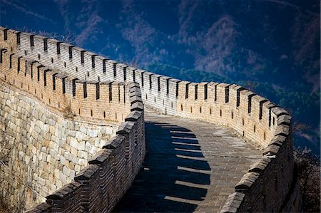 simsearch:841-07457244,k - The ancient Great Wall at Mutianyu, north of Beijing (formerly Peking) Stock Photo - Rights-Managed, Code: 841-07457215