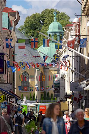 Street scene, Gothenburg, Sweden, Scandinavia, Europe Foto de stock - Con derechos protegidos, Código: 841-07457804