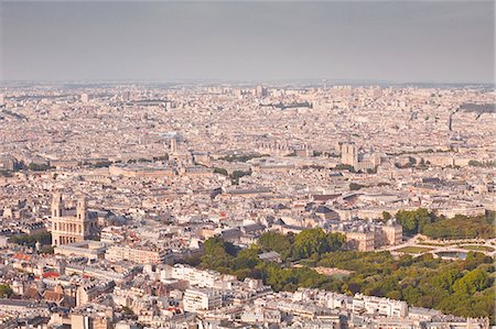 simsearch:841-07457834,k - The rooftops of Paris from Tour Montparnasse, Paris, France, Europe Photographie de stock - Rights-Managed, Code: 841-07457917