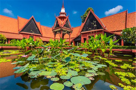 pagoda - Pagoda in the National Museum in the capital city of Phnom Penh, Cambodia, Indochina, Southeast Asia, Asia Stock Photo - Rights-Managed, Code: 841-07523329