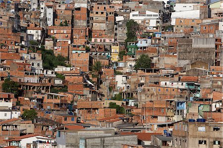 salvador - Favelas in Salvador da Bahia, Bahia, Brazil, South America Foto de stock - Con derechos protegidos, Código: 841-07523969