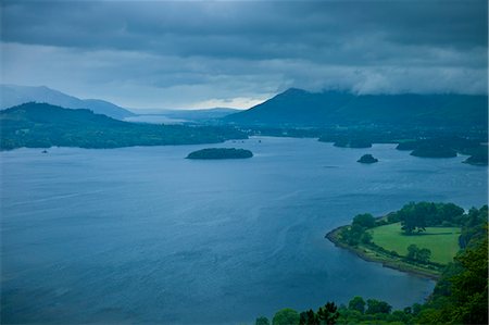 simsearch:841-07540502,k - Derwent Water lake from the southside in the Lake District National Park, Cumbria, UK Stock Photo - Rights-Managed, Code: 841-07540533