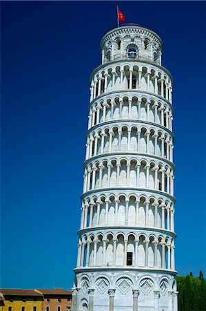 simsearch:841-07540569,k - The Leaning Tower of Pisa, Torre pendente di Pisa, campanile freestanding bell tower of the Cathedral of Pisa, Italy Stock Photo - Rights-Managed, Code: 841-07540558