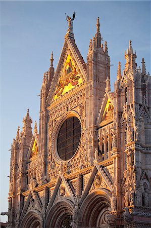 Il Duomo di Siena, the Cathedral of Siena, Italy Stock Photo - Rights-Managed, Code: 841-07540568