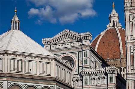 religious cross nobody - Il Duomo di Firenze, Cathedral of Florence, and the Baptistry in Piazza di San Giovanni, Tuscany, Italy Stock Photo - Rights-Managed, Code: 841-07540574