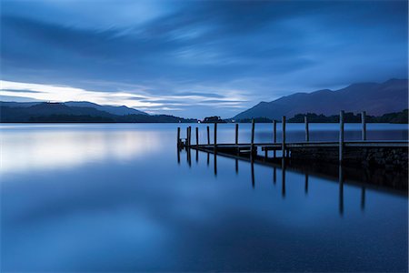 simsearch:841-07590500,k - Darkness descends over Ashness Jetty, Derwent Water, Lake District National Park, Cumbria, England, United Kingdom, Europe Stock Photo - Rights-Managed, Code: 841-07590319