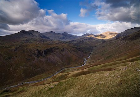 simsearch:841-07590500,k - Dramatic light in this view from Yew Crags into Eskdale, Lake District National Park, Cumbria, England, United Kingdom, Europe Stock Photo - Rights-Managed, Code: 841-07590499