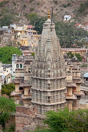 simsearch:841-07600089,k - Jagat Shiromani Hindu Krishna Temple, built 11th Century dedicated to Vishnu in Jaipur, Rajasthan, Northern India Foto de stock - Con derechos protegidos, Código: 841-07600099