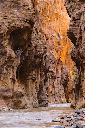 simsearch:6118-07353866,k - Virgin River Narrows, Zion National Park, Utah, United States of America, North America Stock Photo - Rights-Managed, Code: 841-07600178