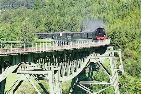 Viaduct, Sauschwanzlebahn, historical railway, Epfenhofen, Black Forest, Baden Wurttemberg, Germany, Europe Stock Photo - Rights-Managed, Code: 841-07673335