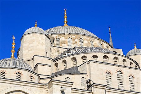 simsearch:841-07673469,k - Blue Mosque, UNESCO World Heritage Site, Sultanahmet District, Istanbul, Turkey, Europe Stock Photo - Rights-Managed, Code: 841-07673407
