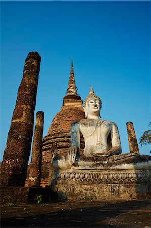 simsearch:841-06503106,k - Wat Sa Sri, Sukhothai Historical Park, UNESCO World Heritage Site, Sukhothai, Thailand, Southeast Asia, Asia Stock Photo - Rights-Managed, Code: 841-07673527
