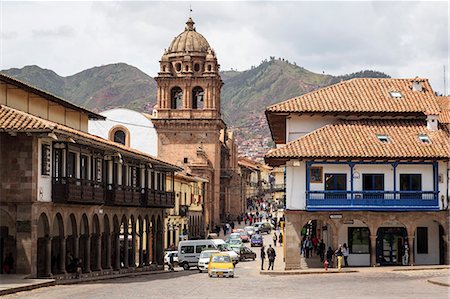 simsearch:841-07081829,k - View over Convento y Templo La Merced church, Cuzco, UNESCO World Heritage Site, Peru, South America Stock Photo - Rights-Managed, Code: 841-07782360