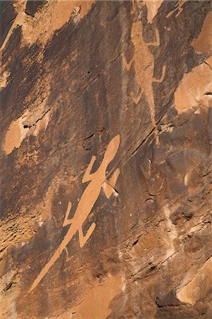 Cub Creek Petroglyphs, Fremont Style, from AD 700 to AD 1200, Dinosaur National Monument, Utah, United States of America, North America Stock Photo - Rights-Managed, Code: 841-07782640