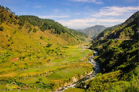 Along the rice terraces from Bontoc to Banaue, Luzon, Philippines, Southeast Asia, Asia Stock Photo - Rights-Managed, Code: 841-07782899