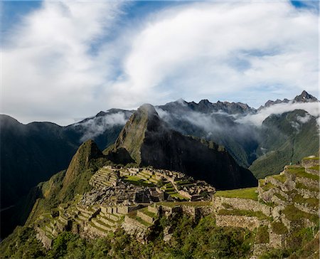 Machu Picchu, UNESCO World Heritage Site, The Sacred Valley, Peru, South America Stock Photo - Rights-Managed, Code: 841-07813871
