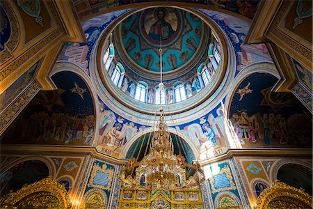 simsearch:841-08240211,k - The ostentatious interior of the Nativitiy Cathedral, Chisinau, Moldova, Europe Photographie de stock - Rights-Managed, Code: 841-07913940