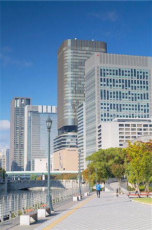 Skyscrapers on Naganoshima Island, Osaka, Kansai, Japan, Asia Stock Photo - Rights-Managed, Code: 841-08031574