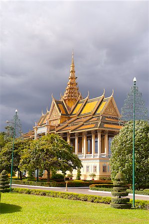 simsearch:841-07523329,k - Moonlight Pavilion, Royal Palace, Phnom Penh, Cambodia, Indochina, Southeast Asia, Asia Foto de stock - Con derechos protegidos, Código: 841-08031599