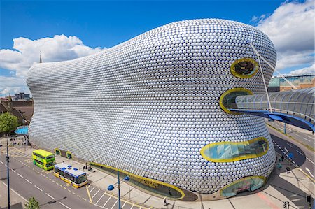 europe store - Selfridges department store with buses outside, Birmingham Bull Ring, Birmingham, West Midlands, England, United Kingdom, Europe Stock Photo - Rights-Managed, Code: 841-08101841