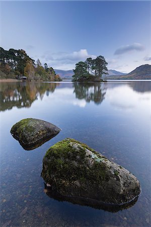 simsearch:841-06447444,k - Tranquil Derwent Water at dawn, Lake District National Park, Cumbria, England, United Kingdom, Europe Stock Photo - Rights-Managed, Code: 841-08101992