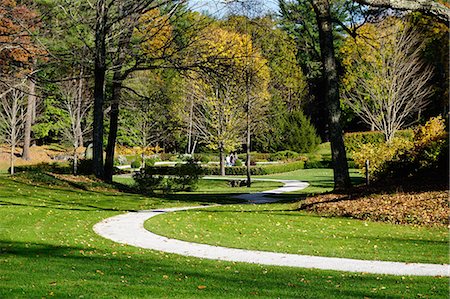 The grounds of The Mount, Edith Wharton's home, Lenox, The Berkshires, Massachusetts, New England, United States of America, North America Stock Photo - Rights-Managed, Code: 841-08149635